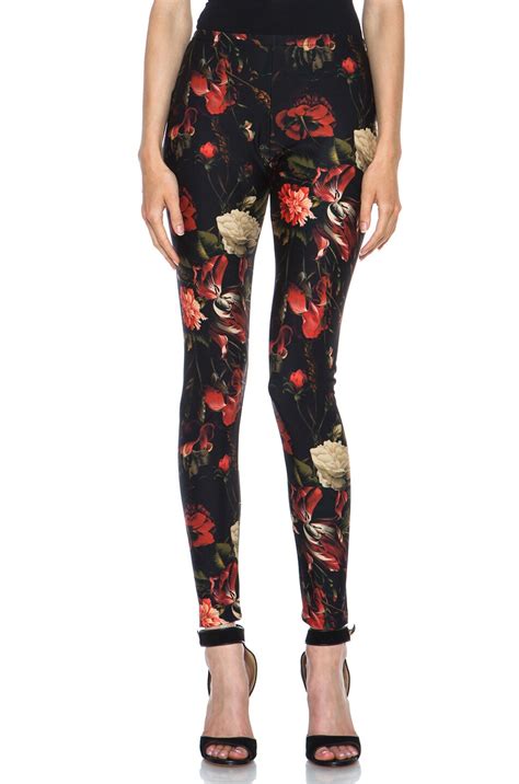 givenchy floral leggings